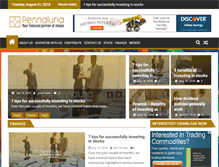 Tablet Screenshot of pennaluna.com